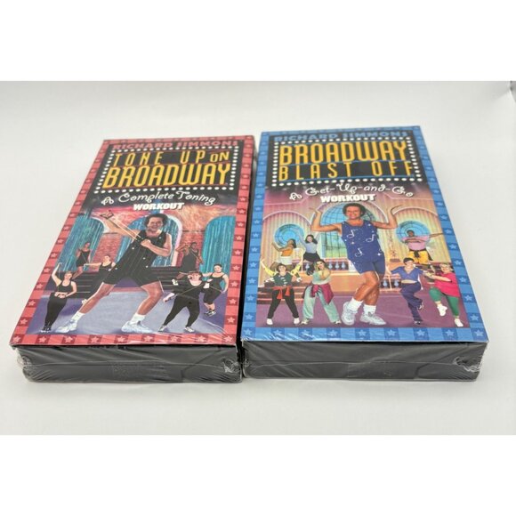 Richard Simmons Home Exercise VHS Lot of 3 Sweatin to the Oldies Broadway - Picture 5 of 10